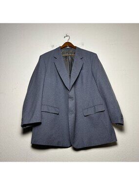 Alexandre of England Blazer Coat Jacket Men 50L Grey Formal England Made Prep
